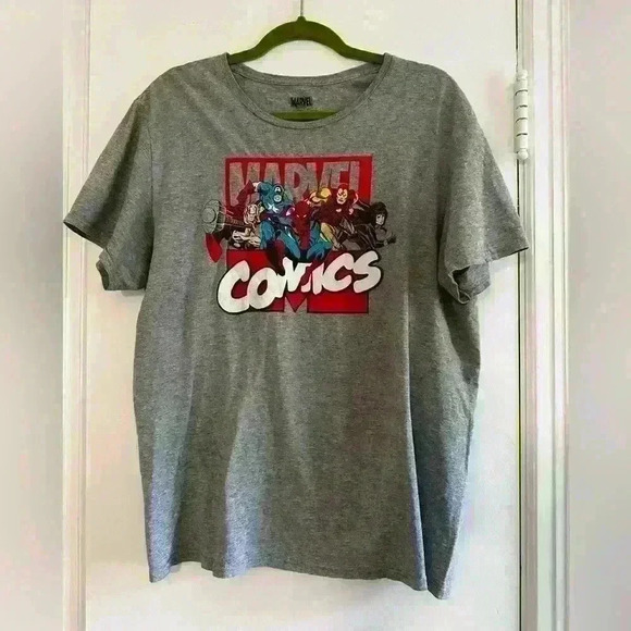 Marvel comics. Mens L graphic tee. Heather grey. - Picture 2 of 8